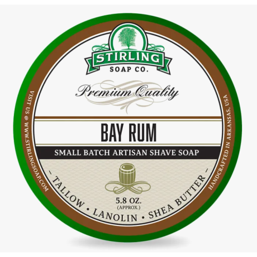 Stirling Soap Co. - Bay Rum Shaving Cream 170ml