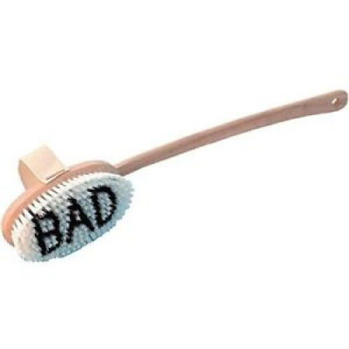 Wooden bath brush "BAD"
