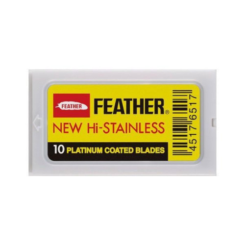 Feather Platinum Coated Blades 10pcs