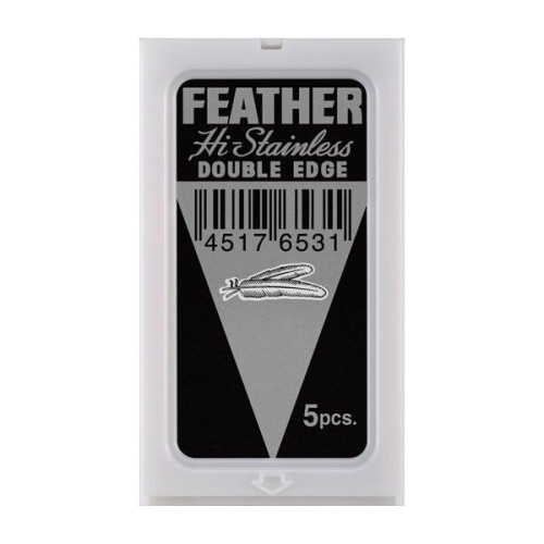 Feather Platinum Coated Blades 5pcs