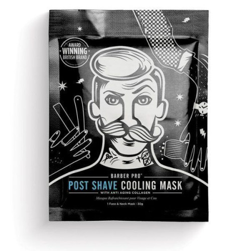 Barber Pro Post Shave Cooling Mask (with anti ageing collagen)