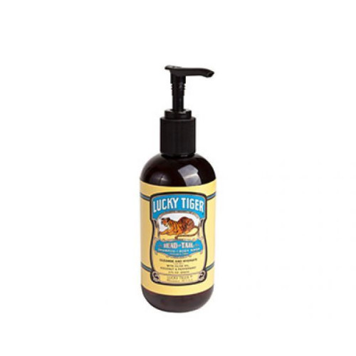 Lucky Tiger Head to Tail Shampoo & Body Wash(olive oil,coconut & pepermint) 240g (8floz.)