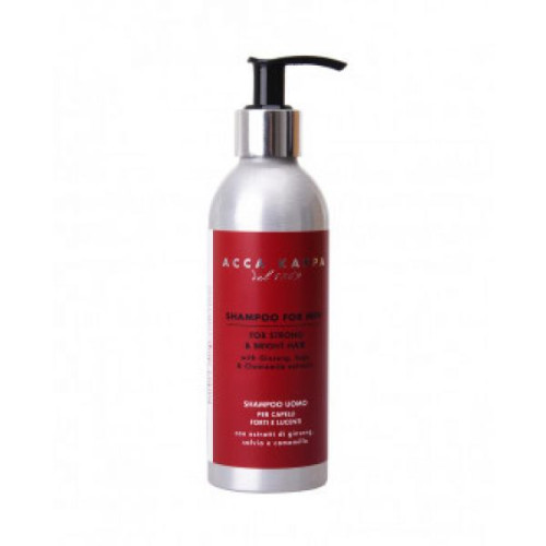 Acca Kappa shampoo for men with ginseng,sage & chamomile extracts 200ml(6,7fl.oz.)