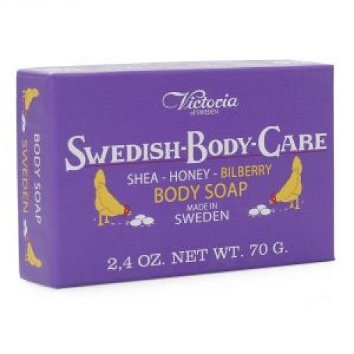 Victoria soap with shea,honey & bilberry 70g(2,4oz.)