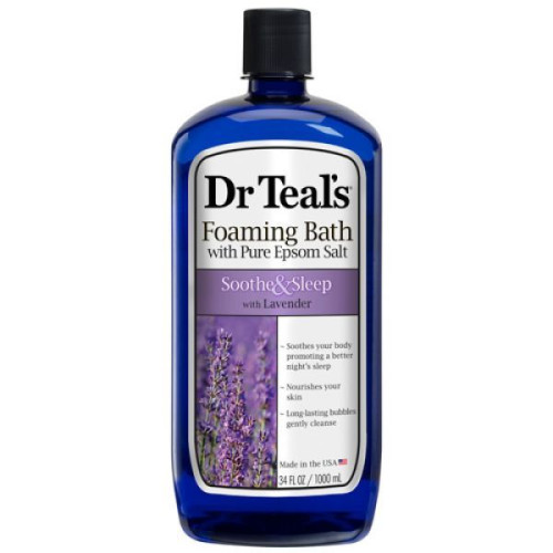 Dr Teal's Epsom Salt & Foaming Bath Lavender 1L