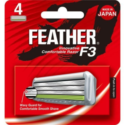 Feather Innovative Comfortable Razor F3 Blades (4ps pack) SE-4(ξυραφάκια)