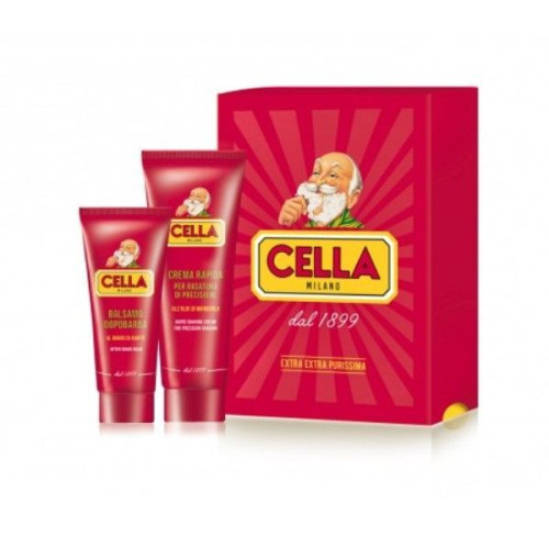 Cella Milano Classic Shaving Gift Set(Shaving Cream,Aftershave Balm)