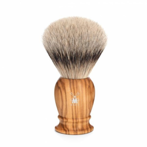Muehle CLASSIC shaving brush 093 H 250 - silvertip badger/olive wood/23mm