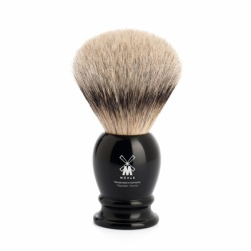 Muehle CLASSIC shaving brush 093 K 256 - silvertip badger/high-grade resin/23mm