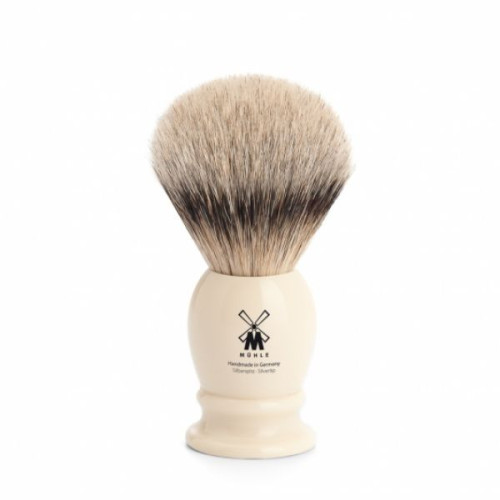 Muehle CLASSIC shaving brush 091 K 257 - silvertip badger/high-grade resin/21mm