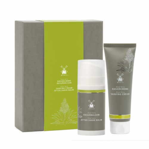 Muehle Aloe Vera Skin care set , with shaving cream and after shave balm (σετ δώρου)