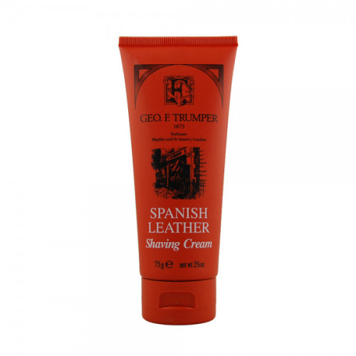 Geo. F. Trumper Spanish Leather soft shaving cream tube 75g (κρέμα ξυρίσματος σωληνάριο)