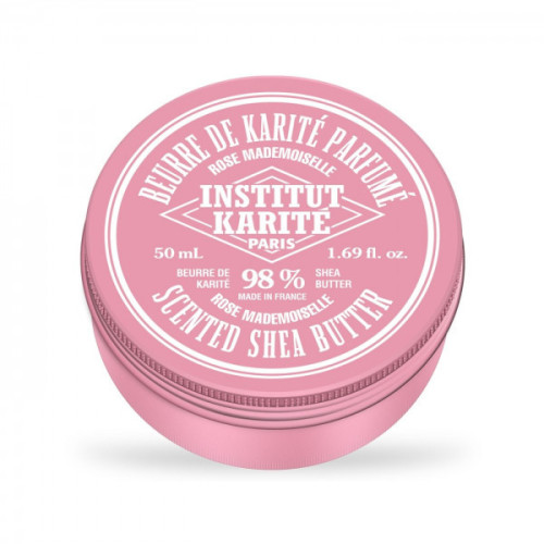 Institute Karite 98% Shea Butter 50ml - Rose Mademoisel (βούτυρο καριτέ 98%φυσ. με άρωμα τριαντάφυλλο)