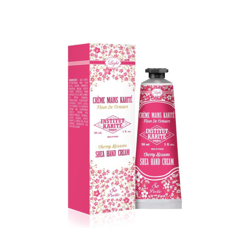 Institute Karite Shea Hand Cream 30ml -  Cherry Blossom (κρέμα χεριώνμε βούτυρο καριτέ και άρωμα άνθη κερασιάς)