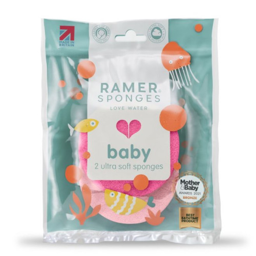 Ramer Ultra Soft Baby Sponge 2pcs (σφουγ.σώματος)