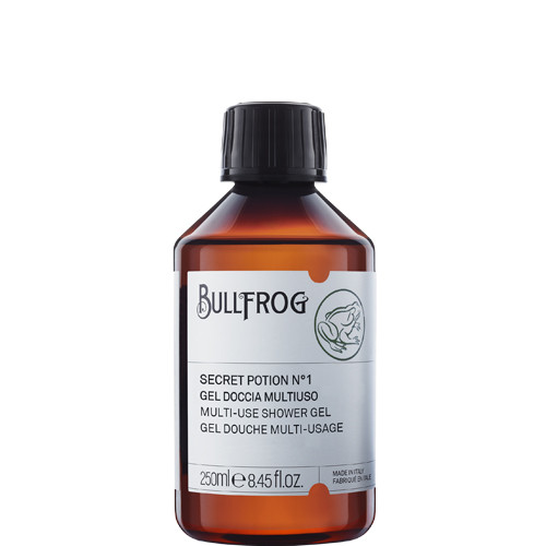 Bullfrog All in One Shower  Shampoo Secret Potion No1 250ml  (αφρόλουρτο & σαμπουάν , για μαλλιά και γένεια)