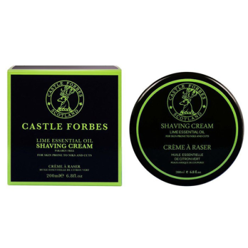 Castle Forbes - Lime Essential Oil Shaving Cream Bowl 200ml (κρέμα σε βάζο)