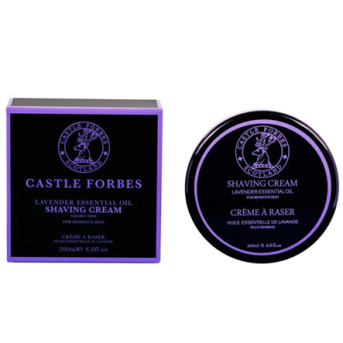 Castle Forbes - Lavender Essential Oil Shaving Cream Bowl 200ml (κρέμα σε βάζο)