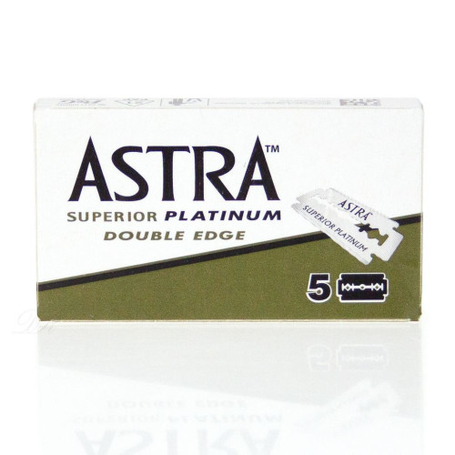Astra by Gillette Superior platinum Double Edge Blades 5pcs (ξυραφάκια)
