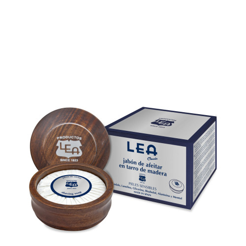 Lea Classic Shaving Soap in wooden bowl 100g (Σαπούνι ξυρίσματος σε ξύλινο μπολ)