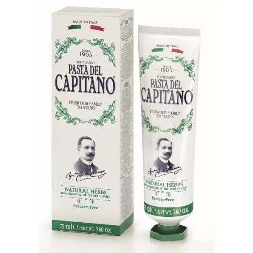 Pasta Del Capitano 1905 - Toohpaste Herbs 75ml (φυτική οδοντόπαστα / ομοιπαθητική )