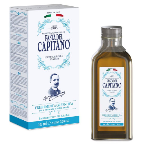 Pasta Del Capitano 1905 - Concentrated Mouthwash Green Tea 100ml (στομ.διάλυμα συμπυκνωμένο)