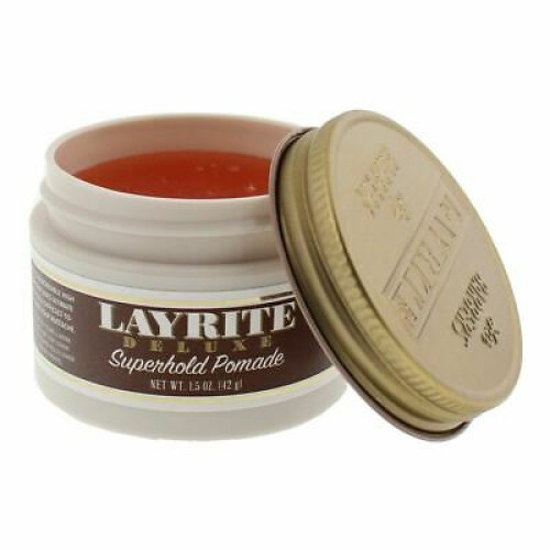 Layrite Deluxe Superhold Pomade, Water Soluble 42g (high hold / medium shine)