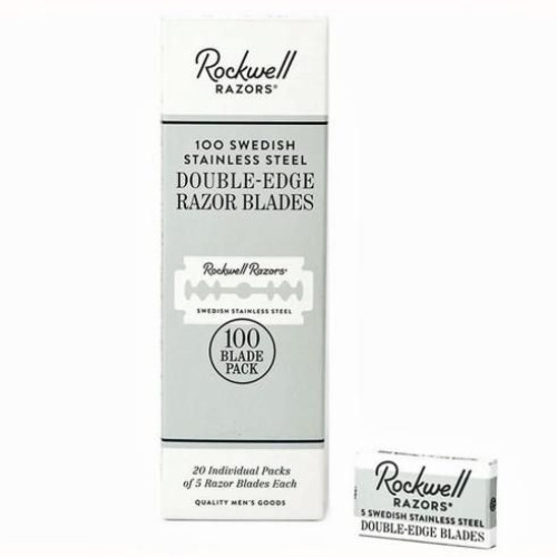 Rockwell Razors - 20 packs of 5pcs  double edge razor blades