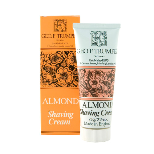 Geo. F. Trumper Almond soft shaving cream tube 75g (κρέμα ξυρίσματος σωληνάριο)
