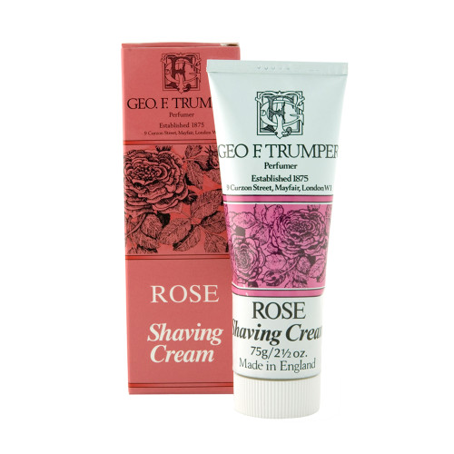 Geo. F. Trumper Rose soft shaving cream tube 75g (κρέμα ξυρίσματος σωληνάριο)