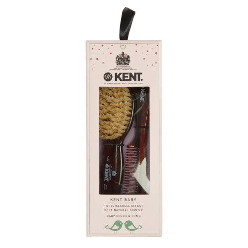 Kent Baby Brush & Comb Soft Natural Bristle BA30