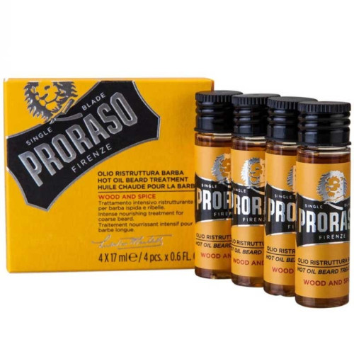 Proraso Hot Oil Treatment Wood & Spice (4x17ml)