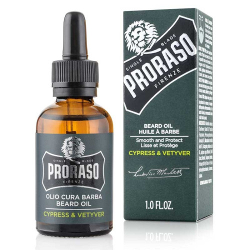 Proraso Beard Oil Cypress & Vetyver 30ml (Λάδι για γένια)