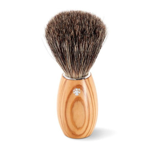 Dovo Shaving Brush Pure Badger with olive wood handle