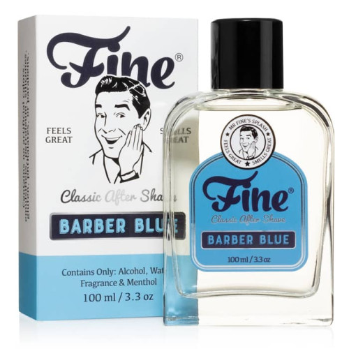Fine Accoutrements Aftershave Lotion Barber Blue 100ml (λοσιόν μετά το ξύρισμα)