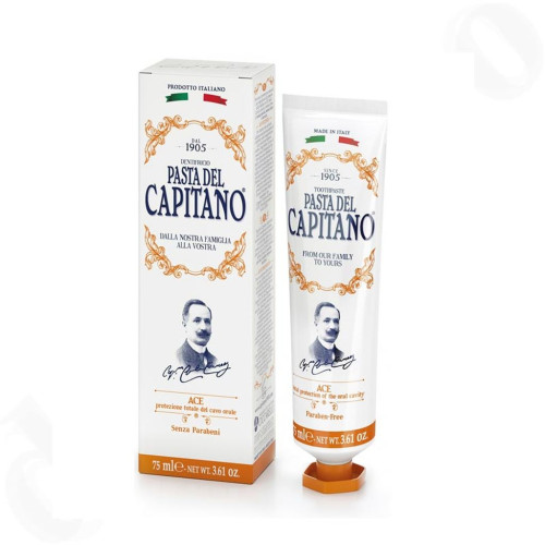 Pasta Del Capitano 1905- Ace Toothpaste 75ml (Οδοντόκρεμα για προστασία της στοματικής κοιλότητας)