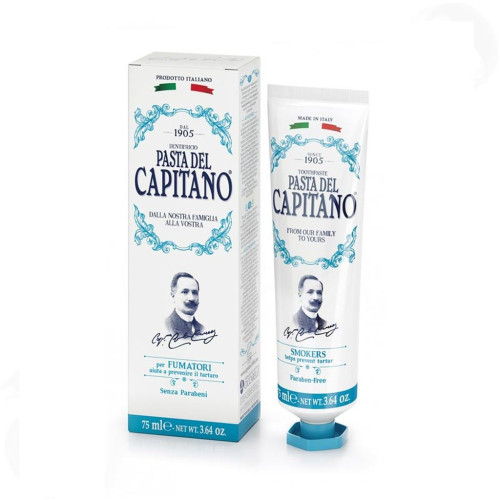 Pasta Del Capitano 1905- Smokers Toothpaste 75ml (Οδοντόκρεμα ενάντια στην πλάκα)