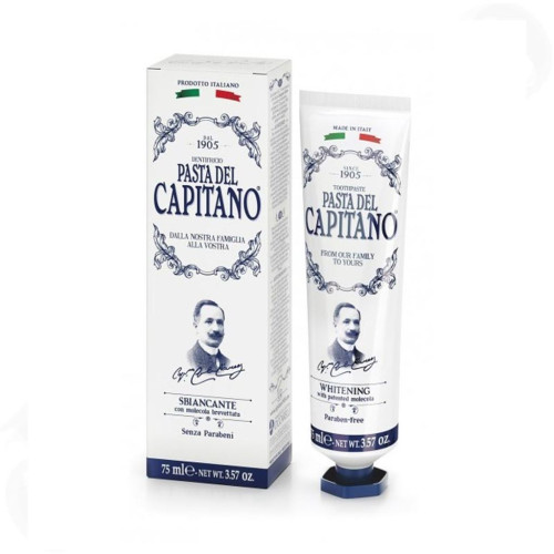 Pasta Del Capitano 1905- Whitening Toothpaste 75ml (Οδοντόκρεμα για λευκά δόντια)