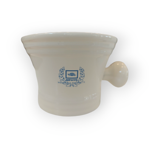 Nipavo Pogotonomia Line - Traditional Porcelain Shaving Bowl Creme