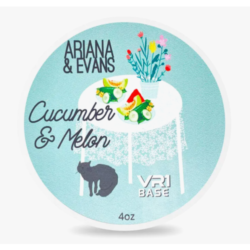 Ariana & Evans - Cucumber and Melon Shaving Cream VR1 118ml