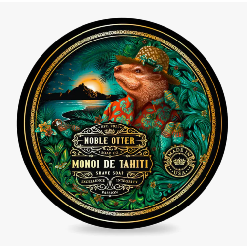 Noble Otter - Monoi De Tahiti Shaving Soap 118ml (Σαπούνι ξυρίσματος)