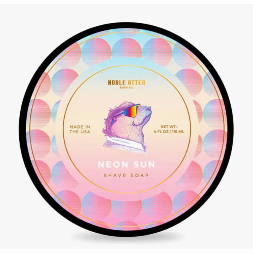 Noble Otter -  Neon Sun Shaving Soap 118ml (Σαπούνι ξυρίσματος)