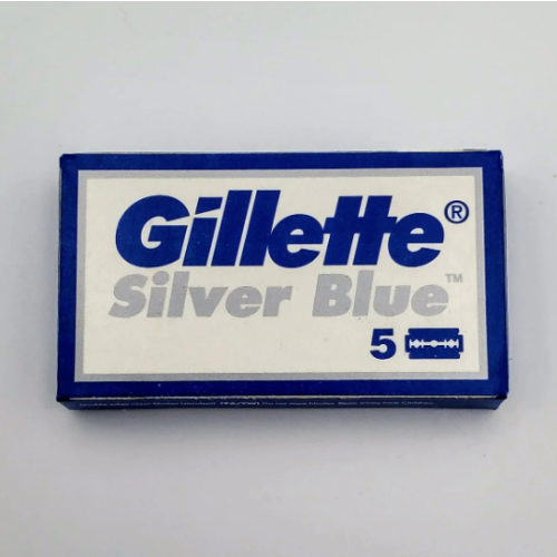 Gillette - Silver Blue Double Edge Razor Blades 5pcs