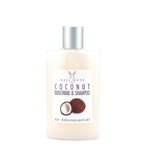 Haslinger - Coconut Shower Gel & Shampoo 200ml (αφρόλουτρο και σαμπουάν)