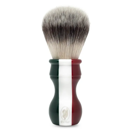 Extro - Italian Flag Synthetic Shaving Brush Medium Soft